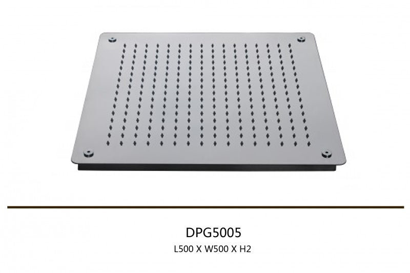 XXL-regnbruser i rustfrit stål til loftsbruser DPG5005