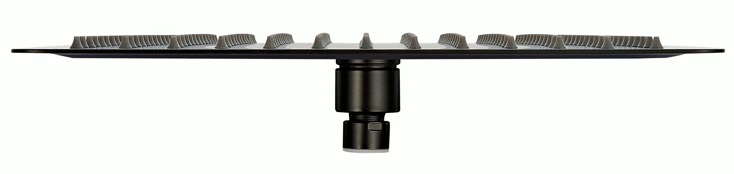 Firkantet brusehoved, ekstra fladt i rustfrit stål DPG2005