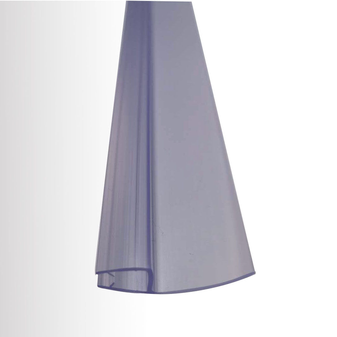 Reservedel - Bernstein Bruseafskærmning EX412, EX415 - glastykkelse 8 mm Brusepakning Deflektorprofil mellem hængslerne