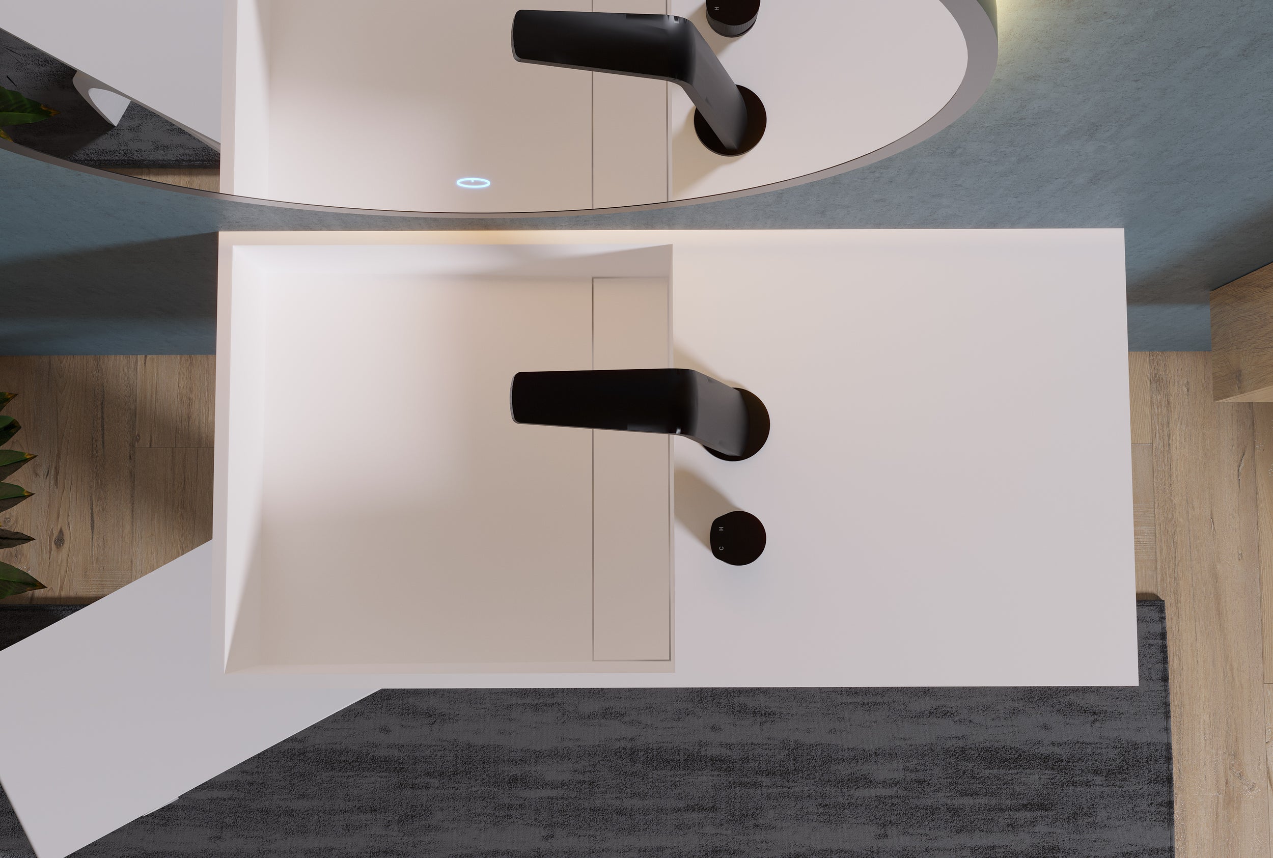 Væghængt Håndvask PB2037