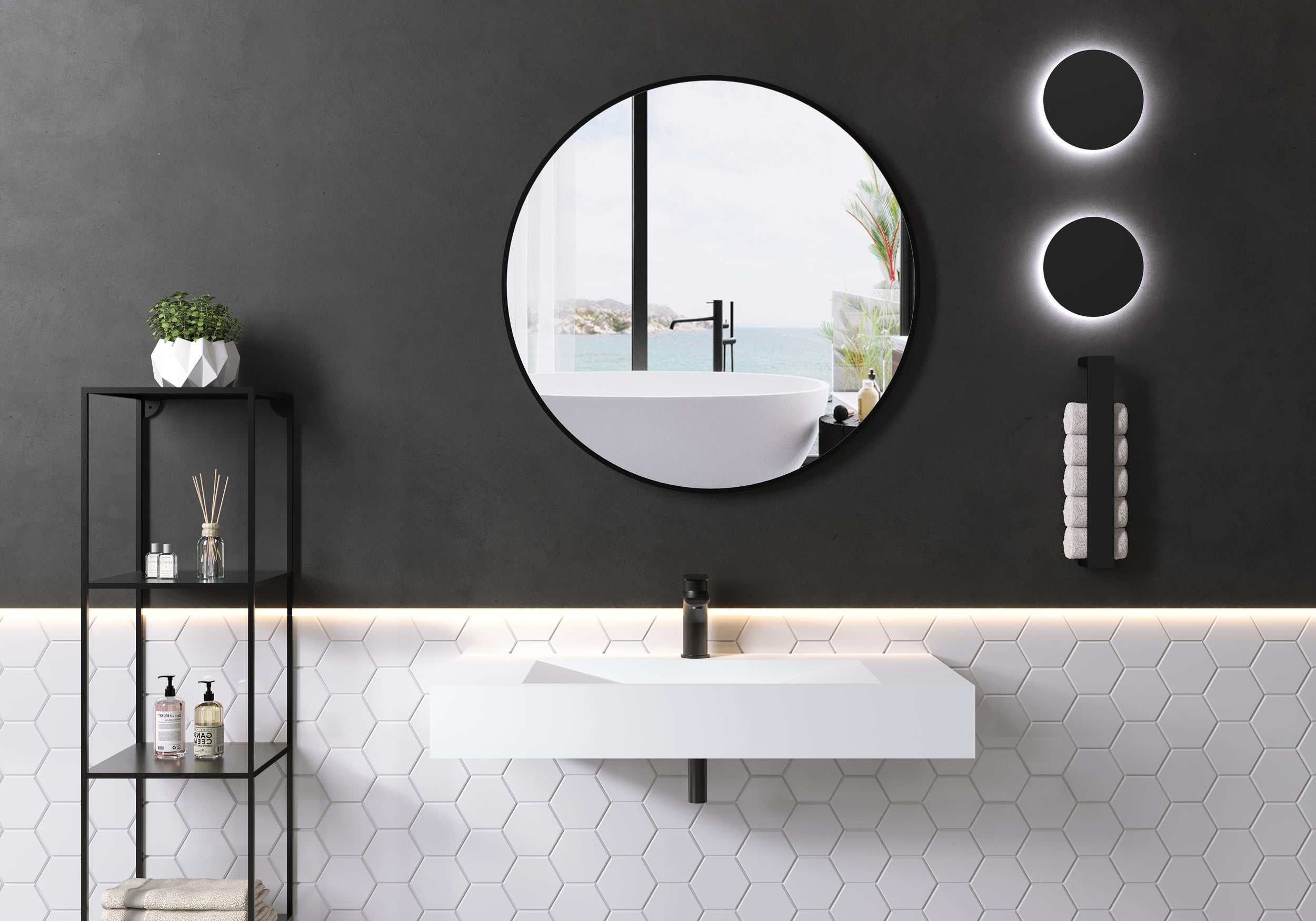 Væghængt Håndvask PB2049