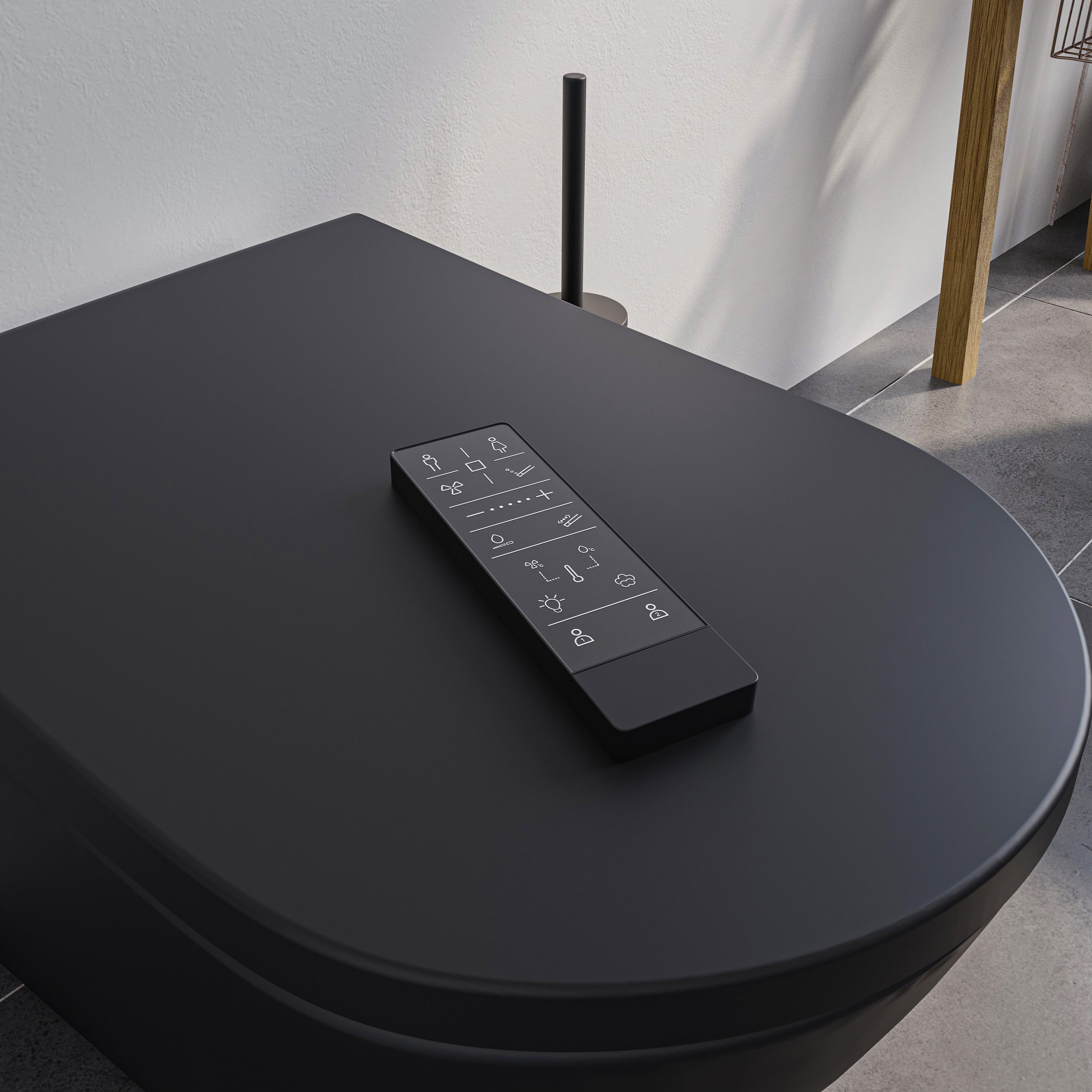 Douchetoilet PREMIUM 1102 Sort Mat