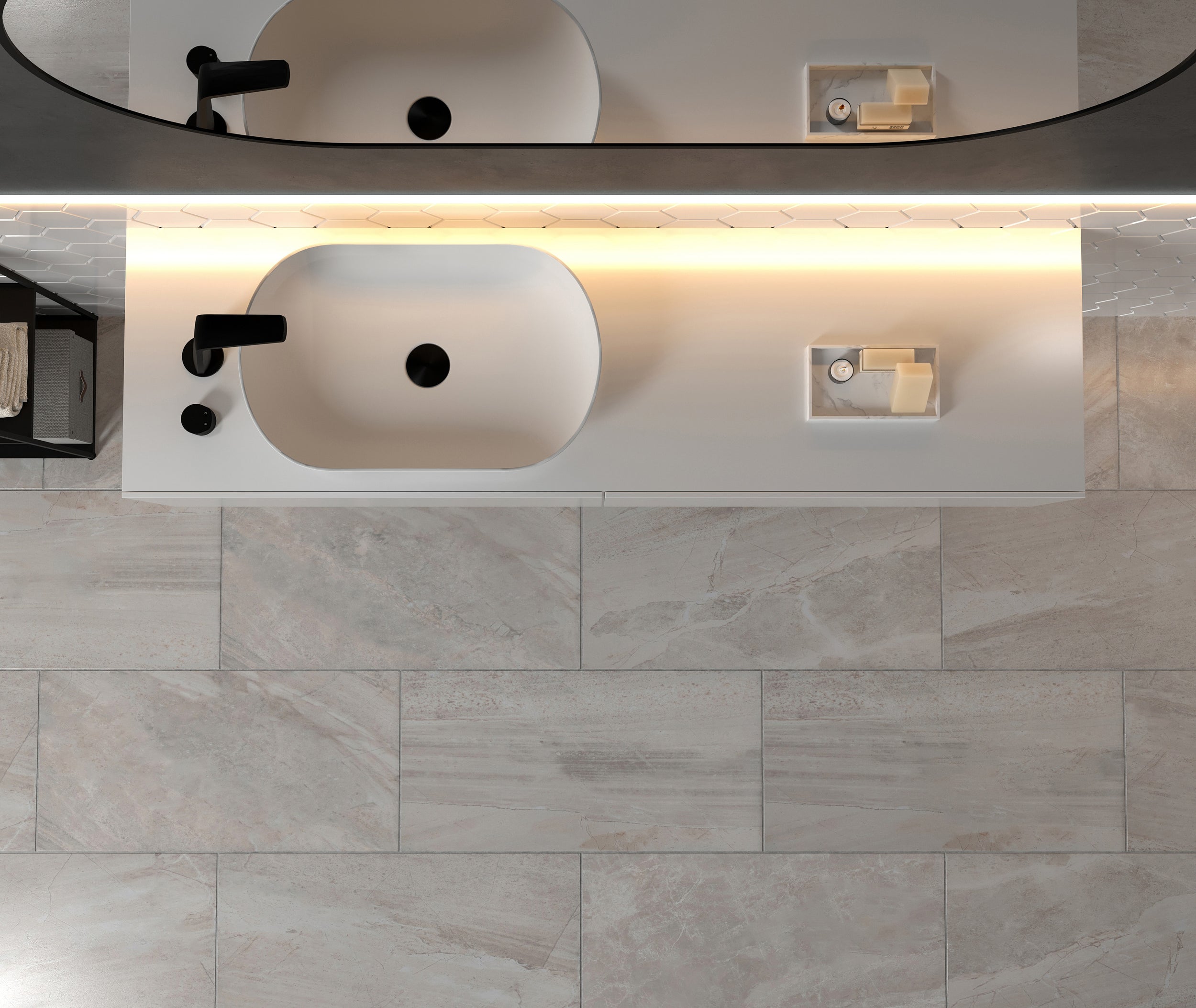 Bordmonteret Håndvask O-540