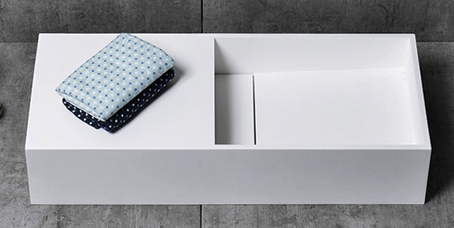 TWG08 væghængt håndvask i mineralstøbning