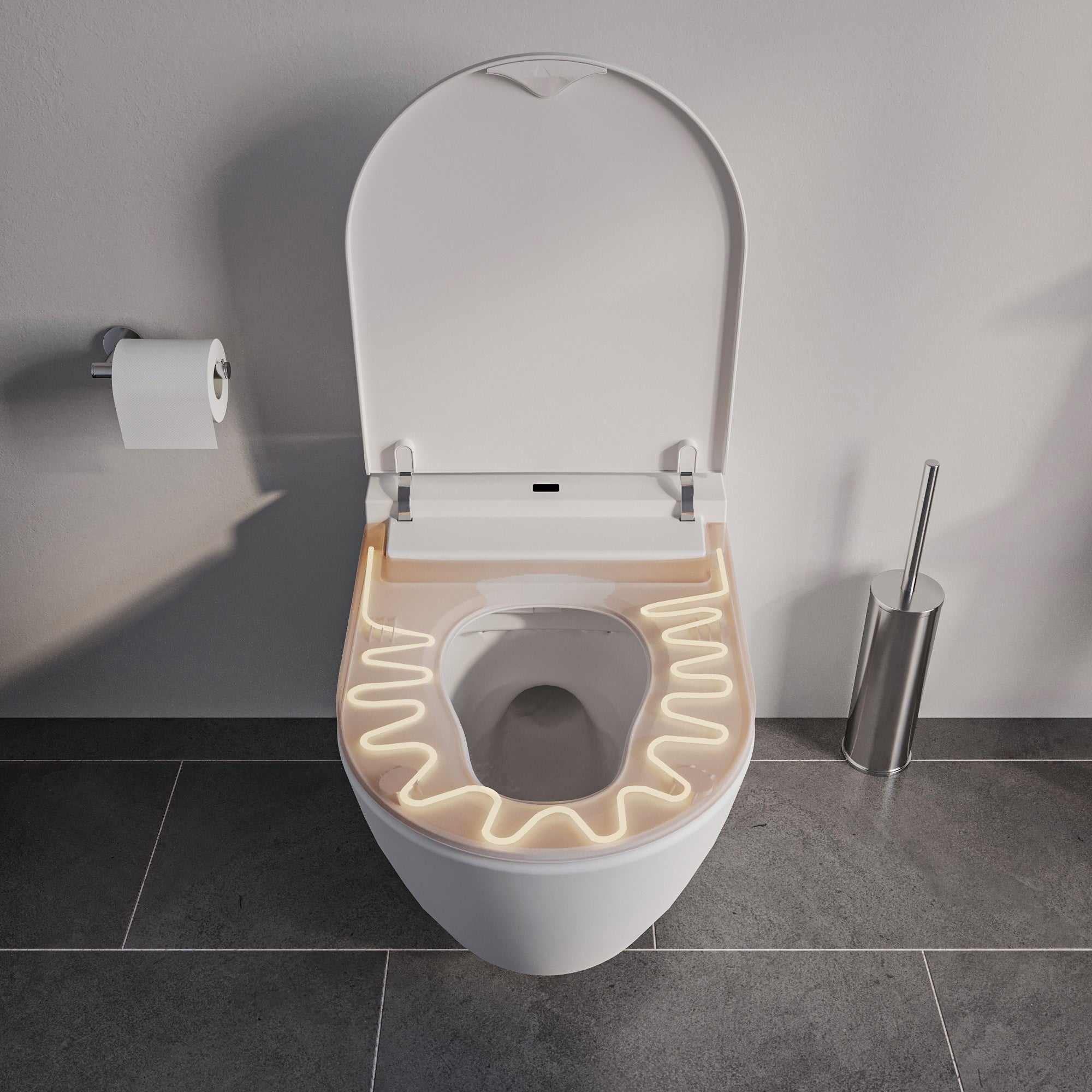 Bruse-WC komplet sæt 540 PRO med Geberit Duofix forvægselement