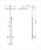 Brusesystem med termostat SEDAL 8921B