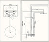 Design brusekolonne termostat 4011 BASIC