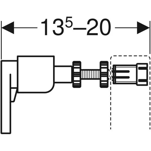 Geberit Duofix monteringssæt til præmontering