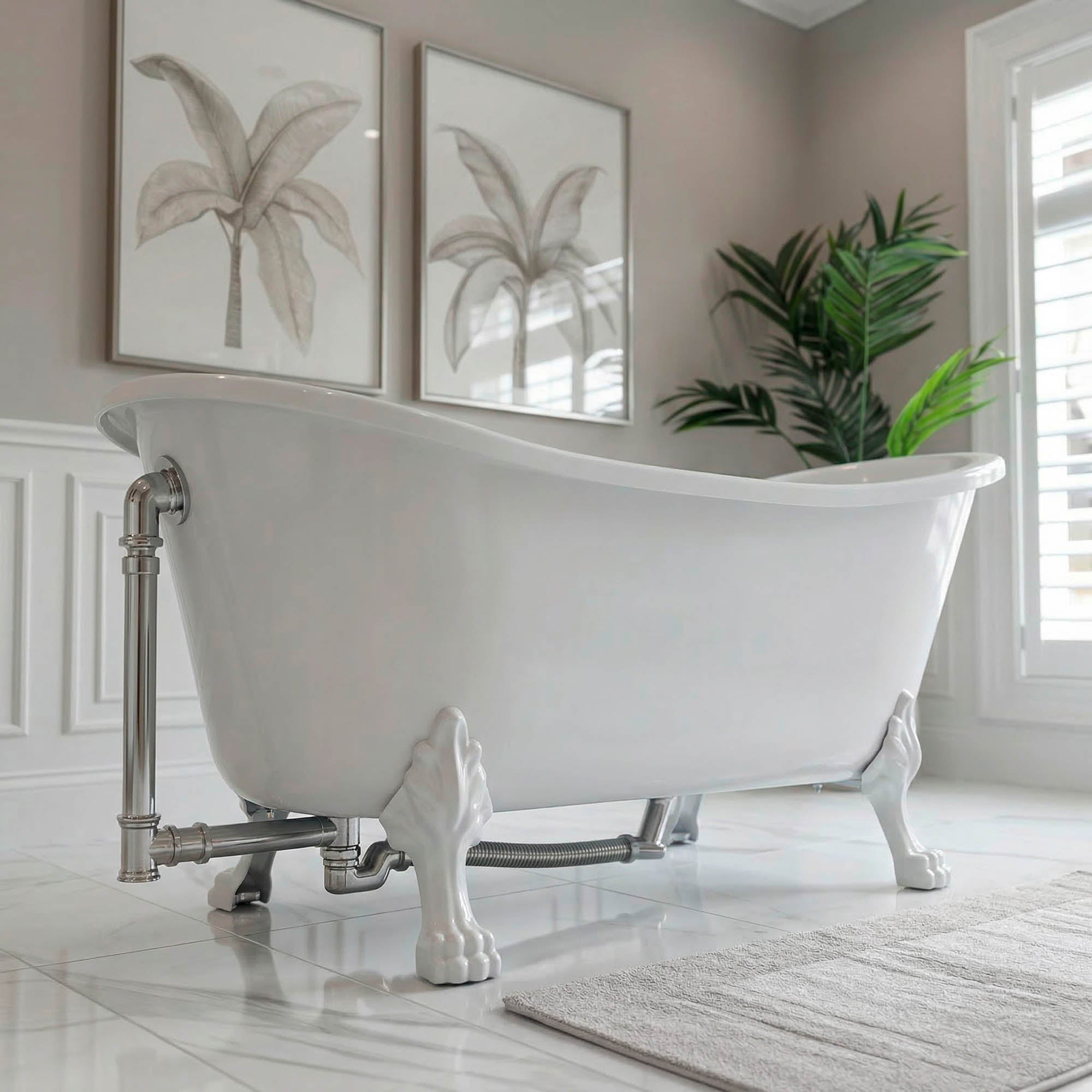 Siphon für freistehende Badewanne PARIS