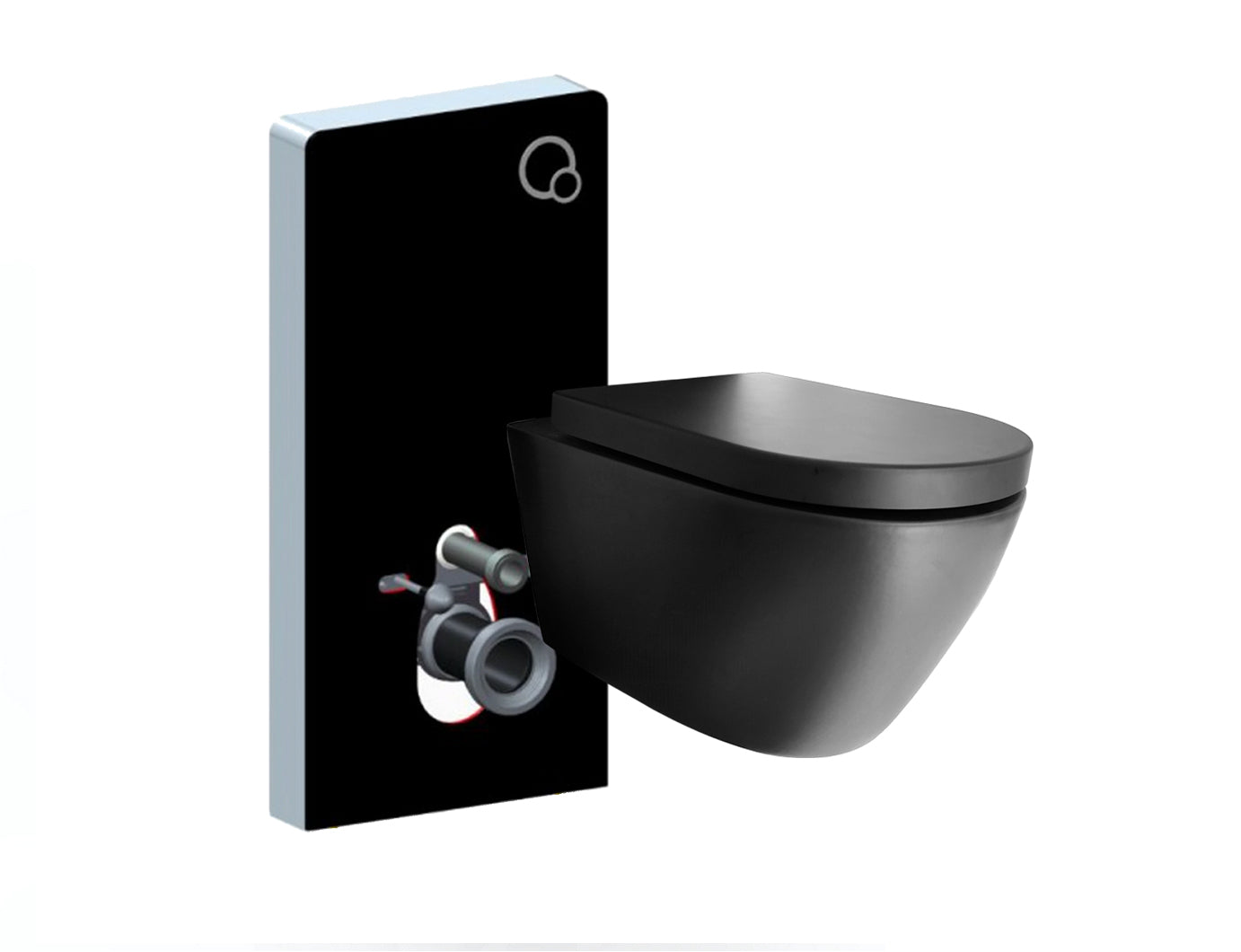 WC komplet pakke 45: WC B-8030R Sort
