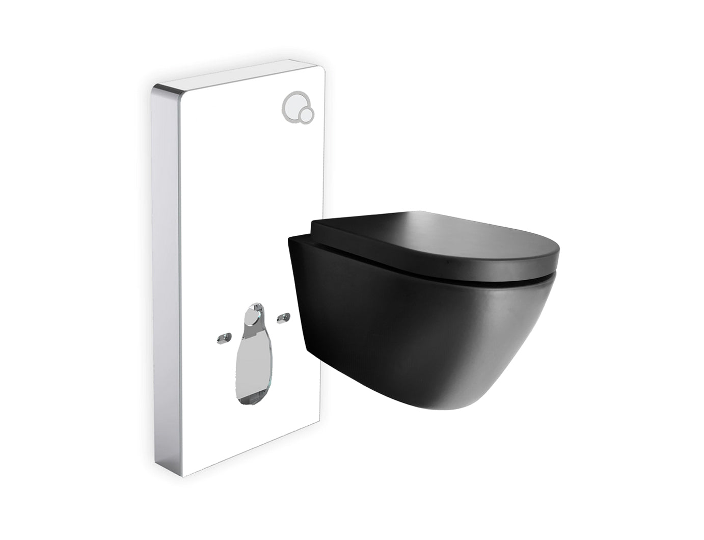 WC komplet pakke 46: WC B-8030R Sort