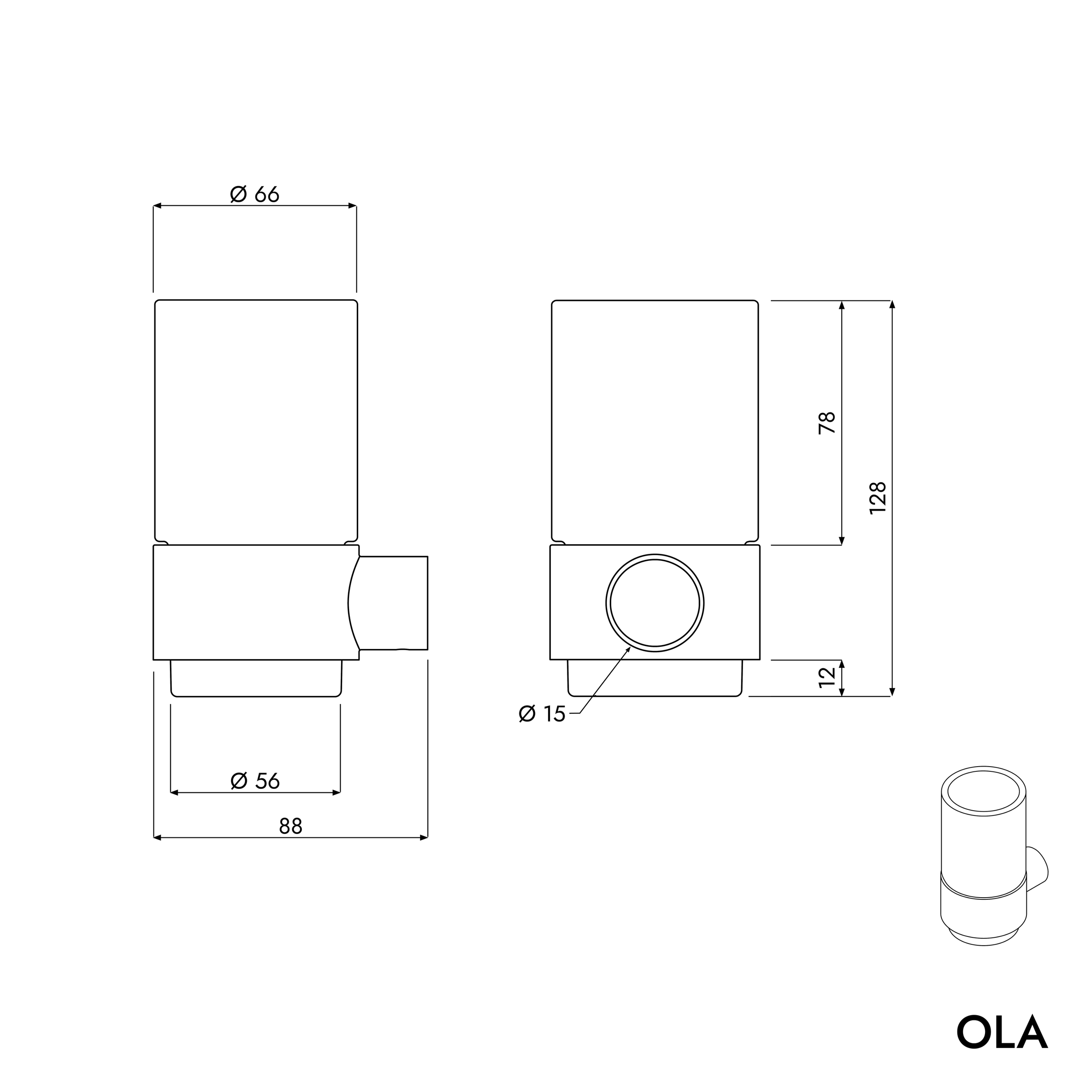 Tandbørsteholder OLA