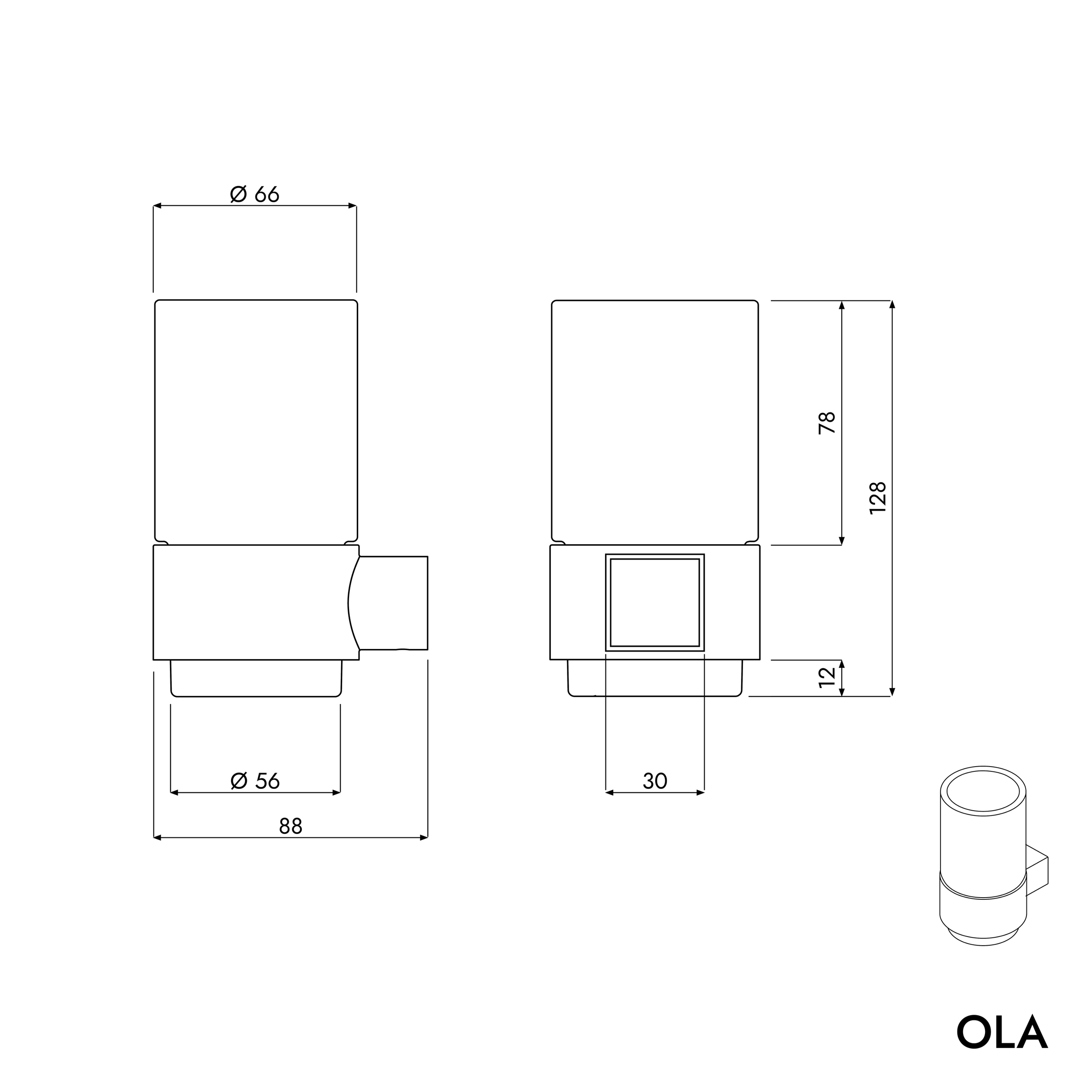 Tandbørsteholder OLA