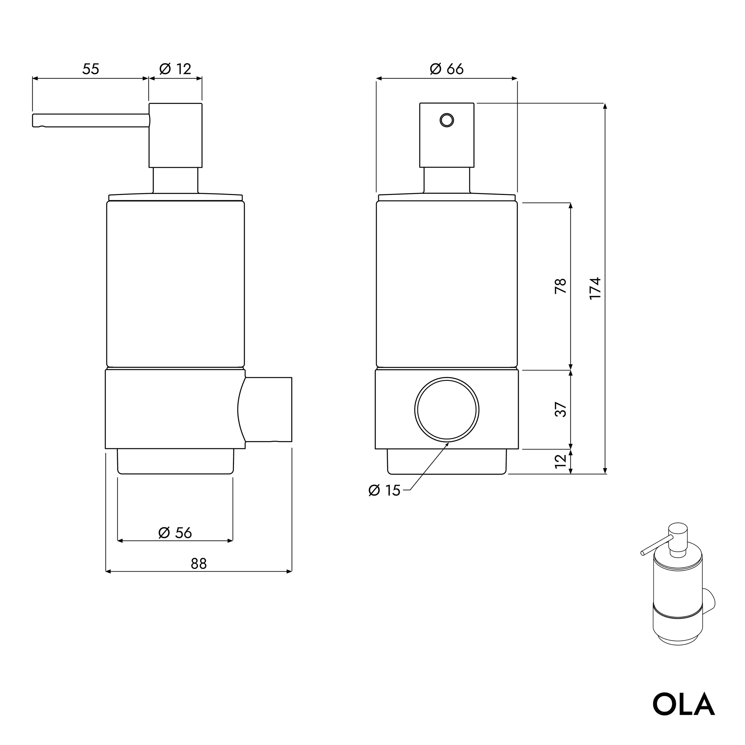 Sæbedispenser OLA