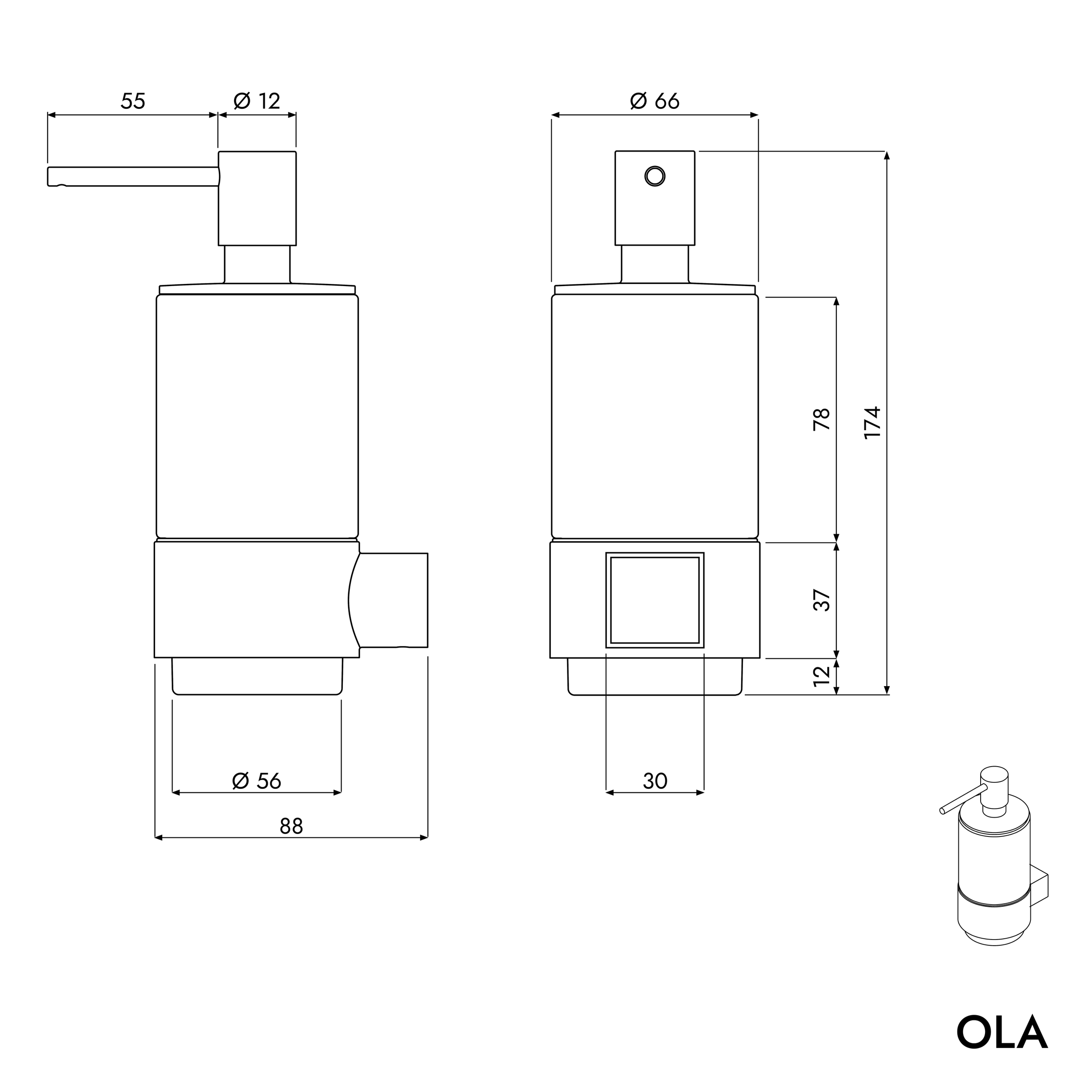 Sæbedispenser OLA