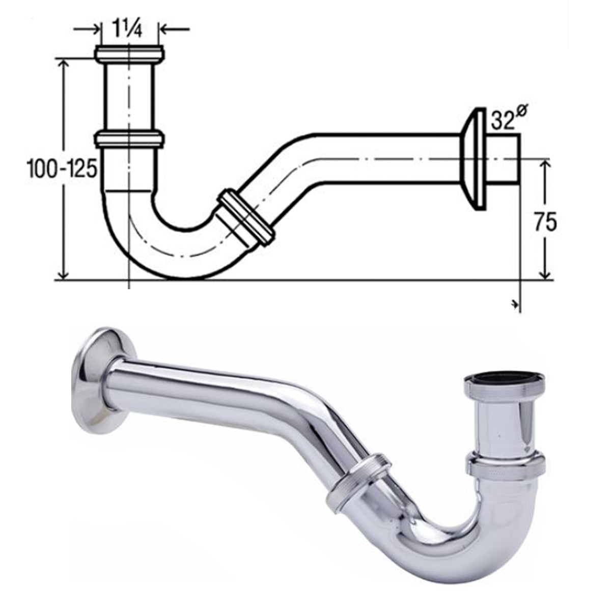 Højkvalitets vægmonteret bidet CH2019V - Valgfrit tilbehør