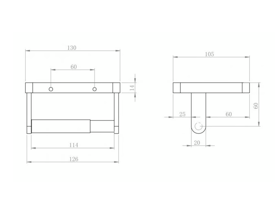 Toiletrulleholder SDLTPH