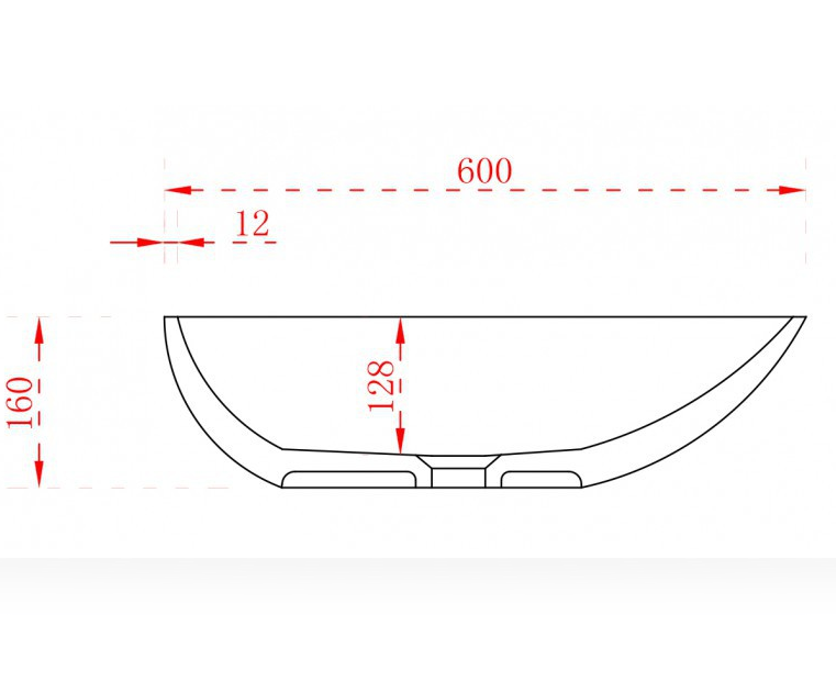 Bordmonteret Håndvask TWA65