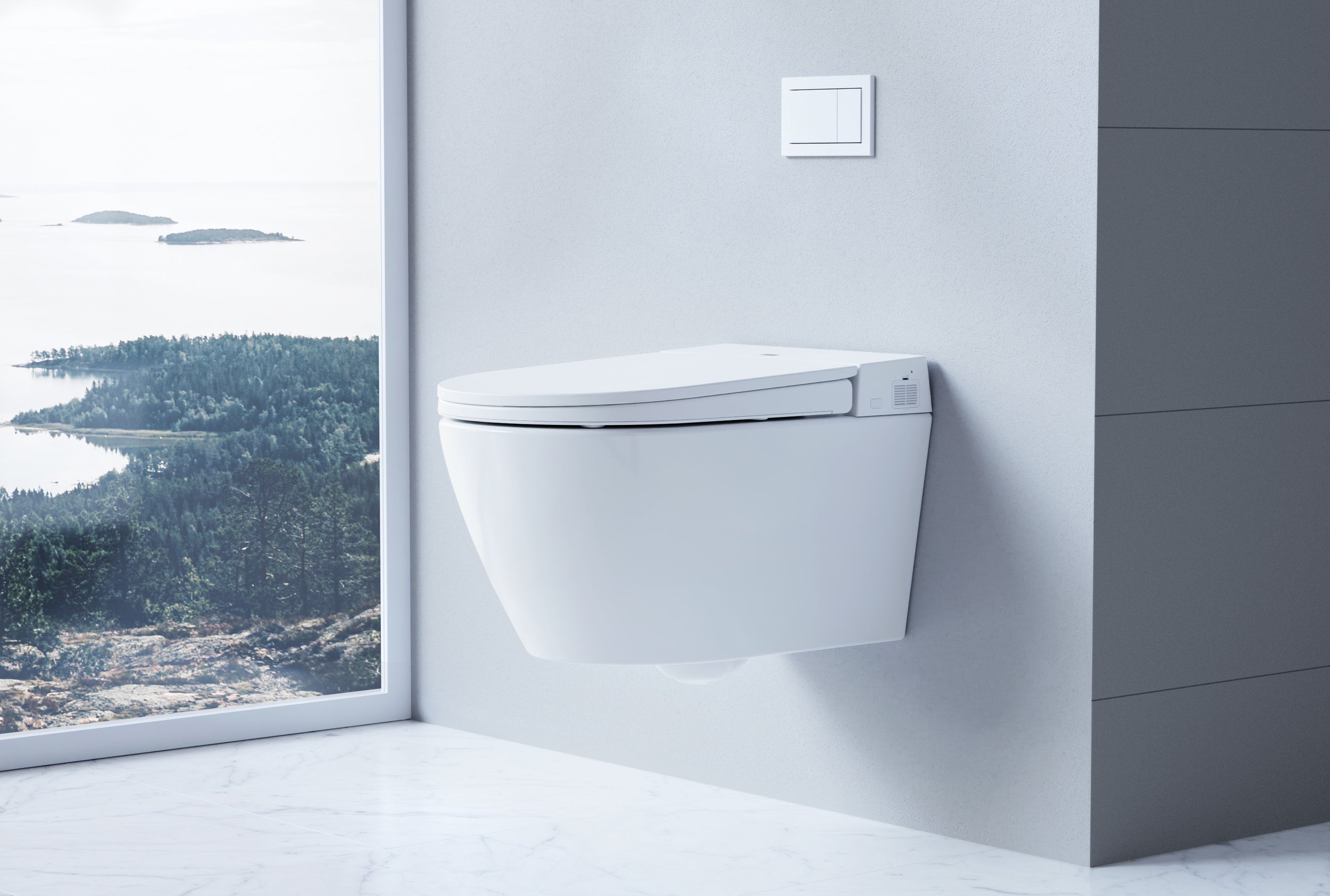 Douchetoilet 540 PRO Hvid