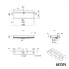 PB2079 vask til bord- eller vægmontering i Solid Stone