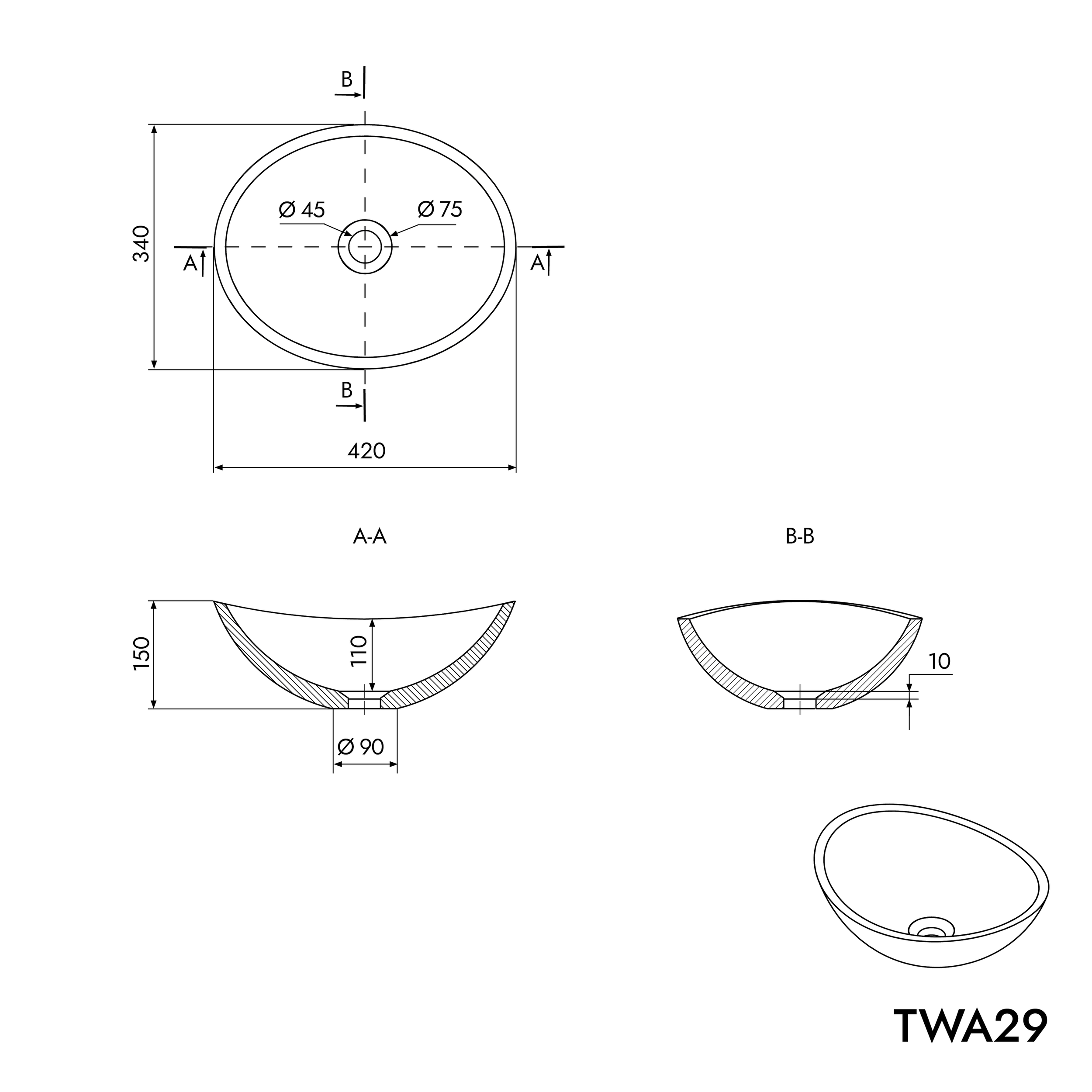 Bordvask TWA29