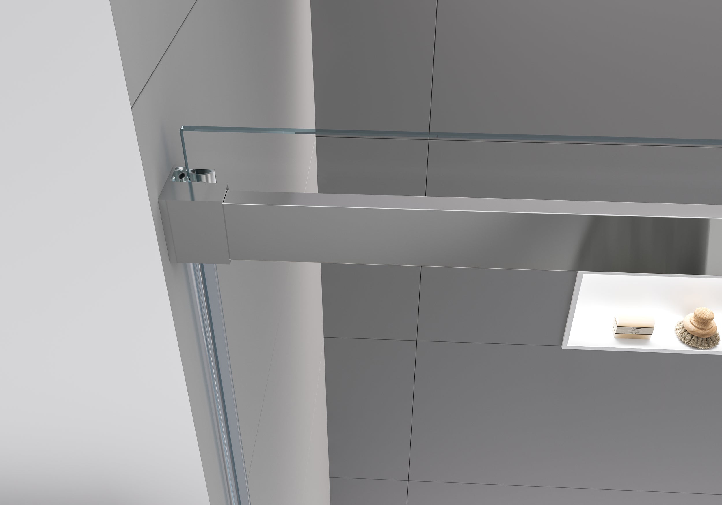 Indbygningsbruser med skydedør DX806A FLEX