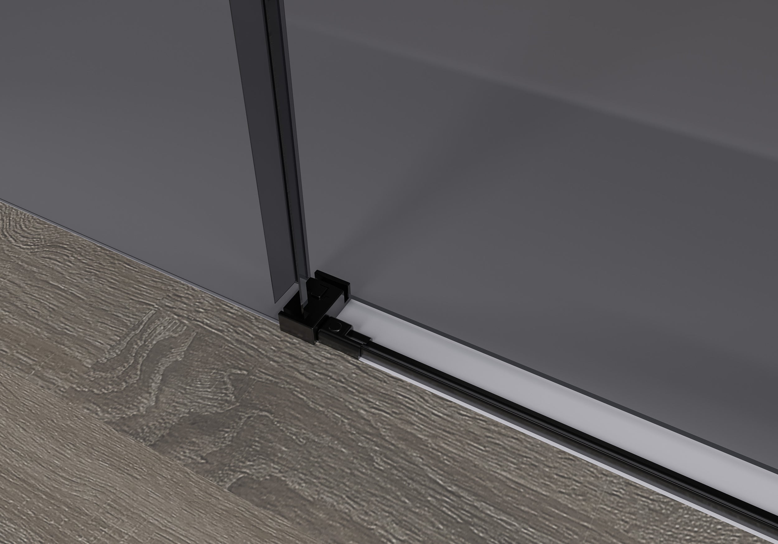 Indbygningsbruser med skydedør Soft-Close DX906 FLEX