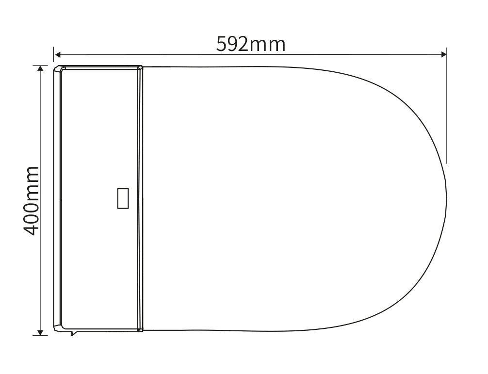 Bruse-WC komplet sæt 540 PRO med Geberit Duofix forvægselement
