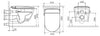 Douchetoilet T640 PRO Hvid


