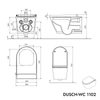 Douchetoilet PRO+ 1102 Hvid