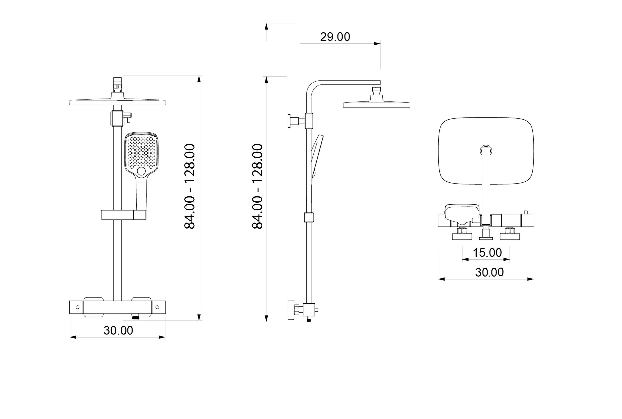 Brusestang Termostat 3011 PRO
