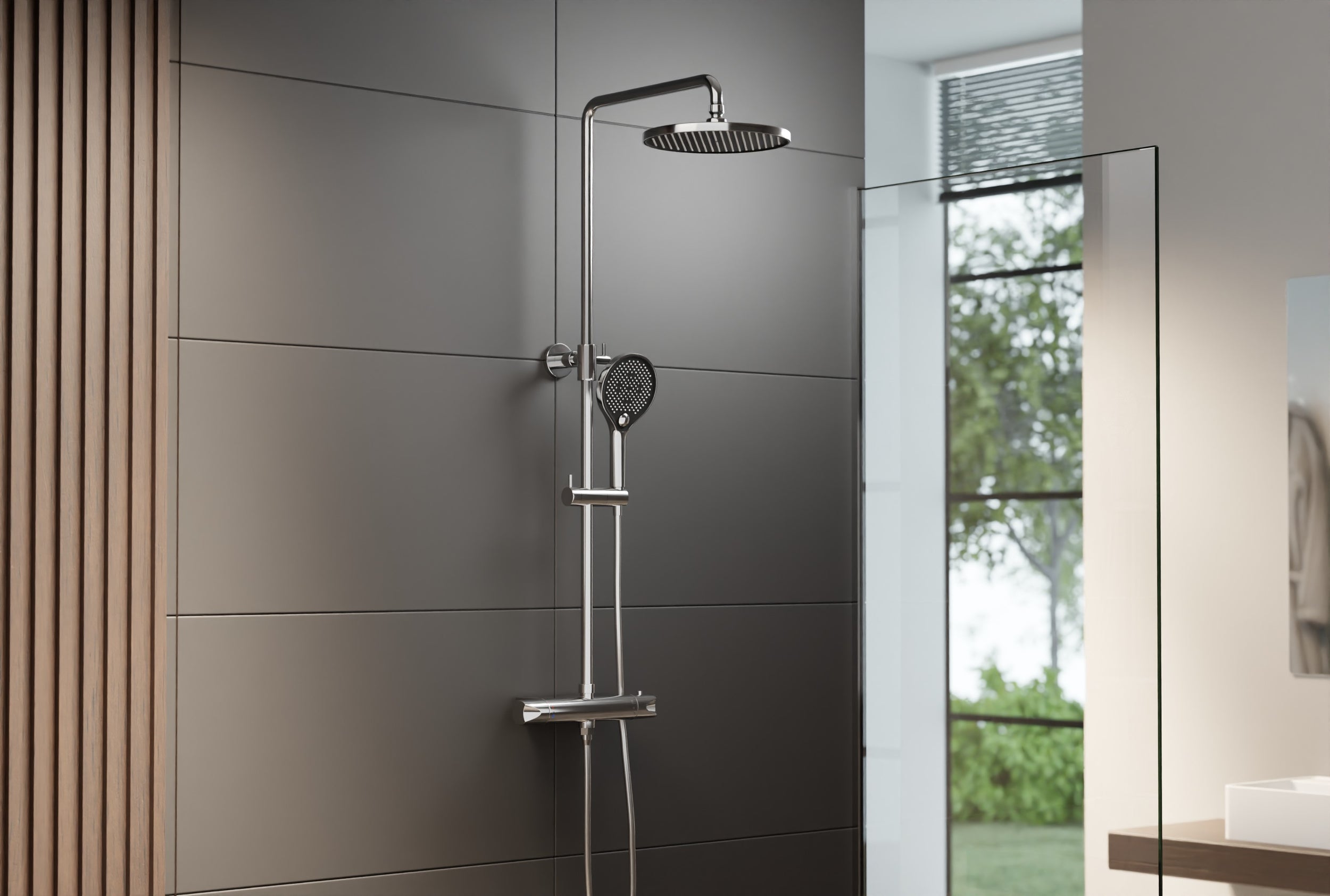 Design brusesøjle termostat 8221 BASIC