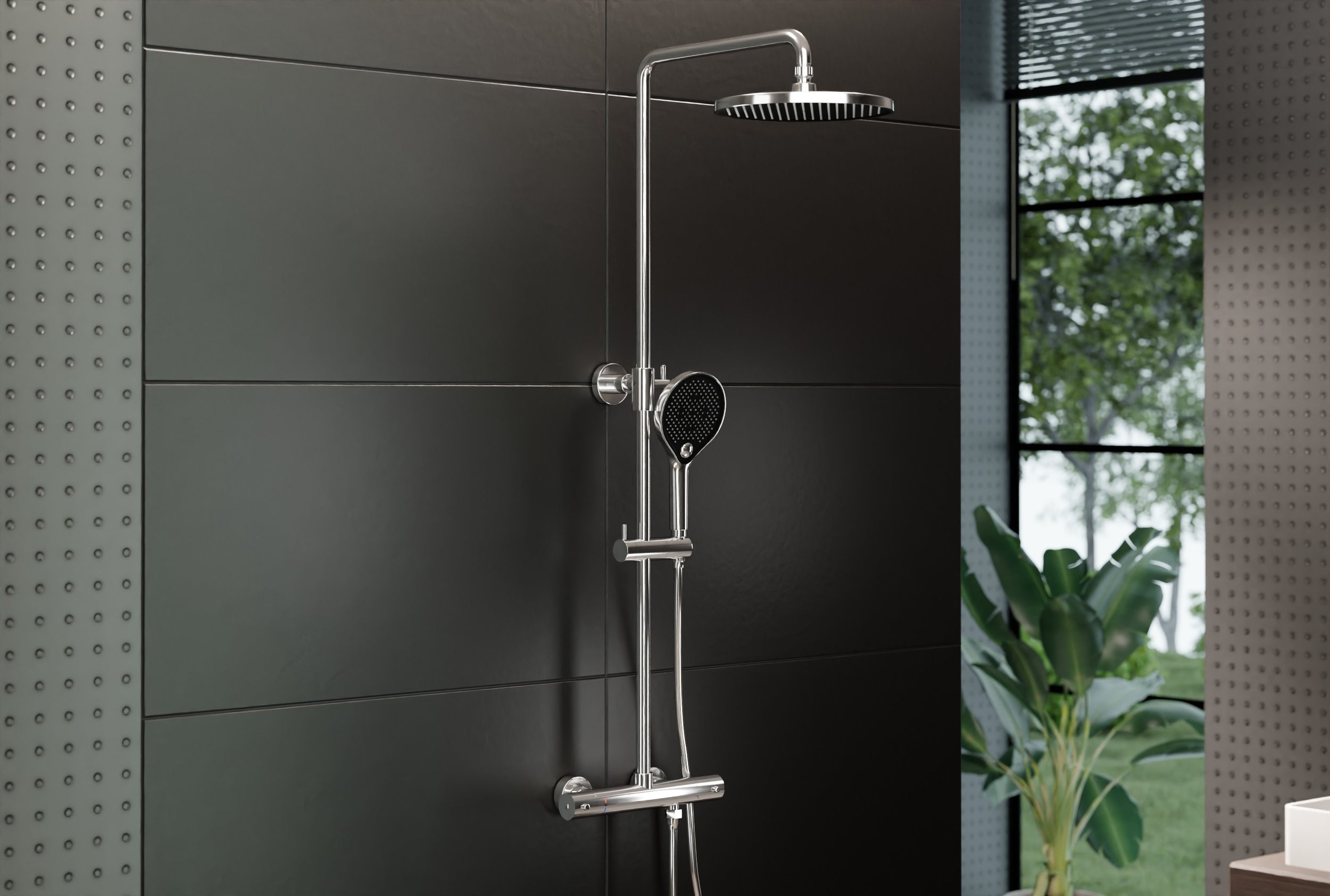 Design brusekolonne termostat 4011 BASIC