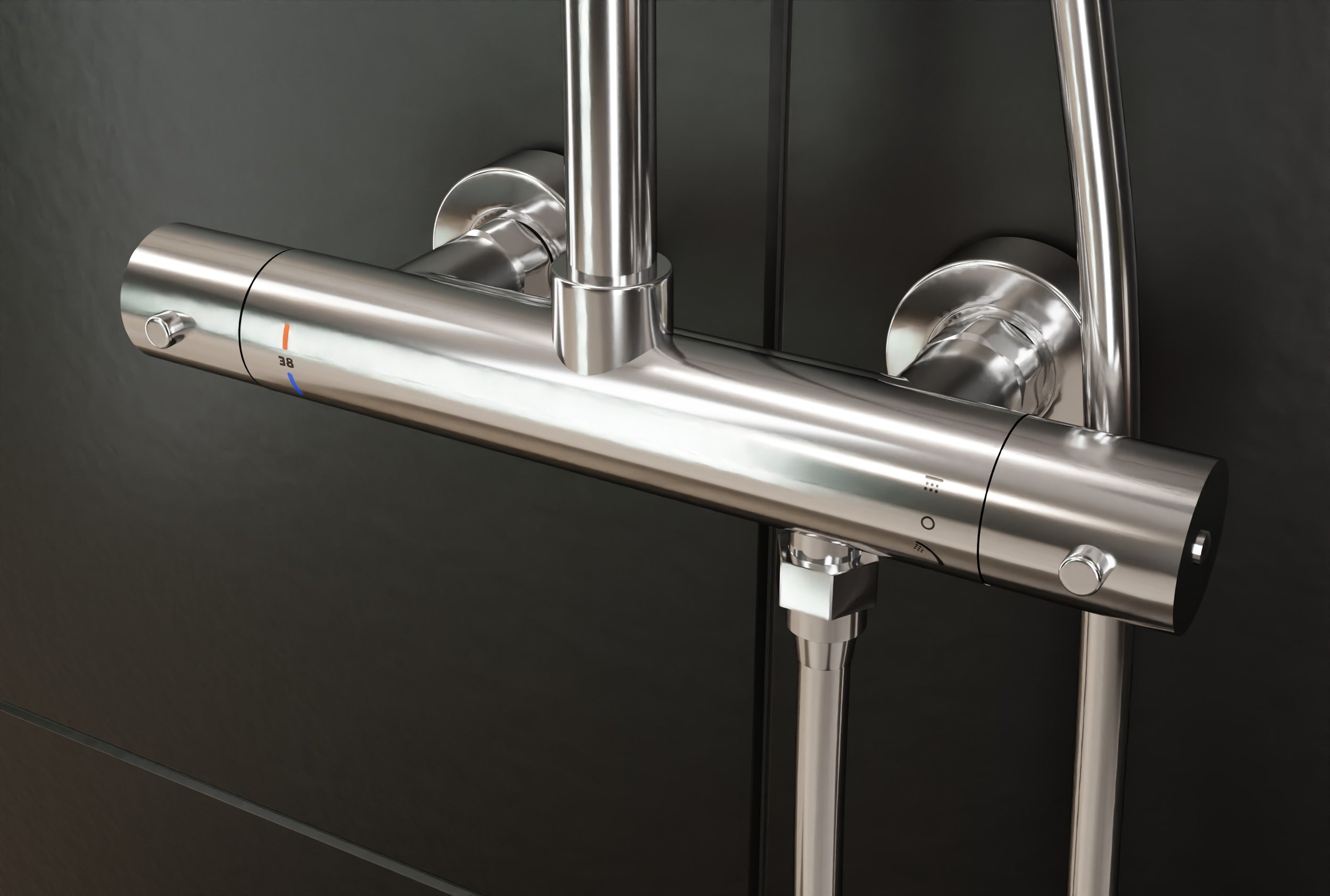 Design brusekolonne termostat 4011 BASIC