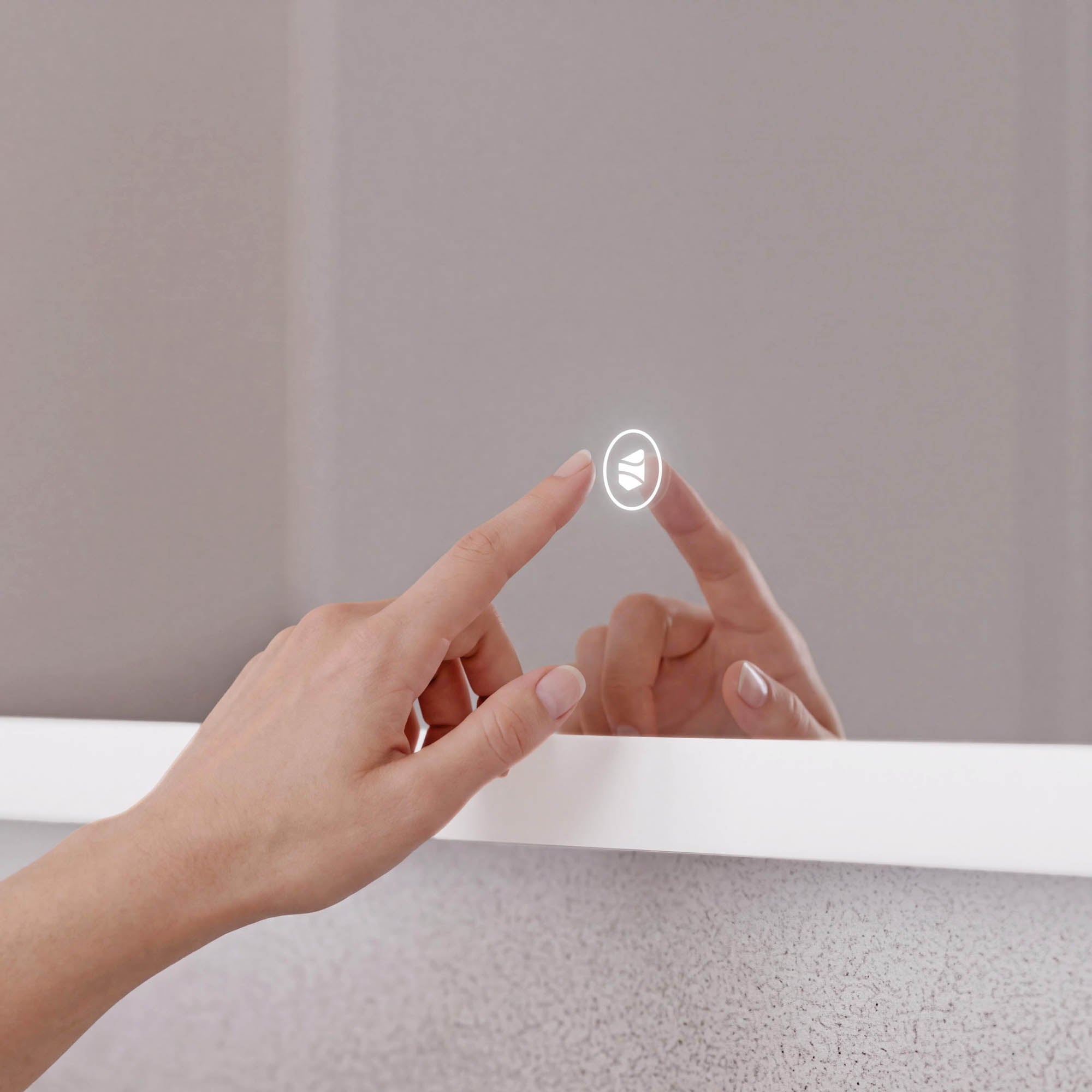 Rechteckiger LED-Badspiegel AUREL
