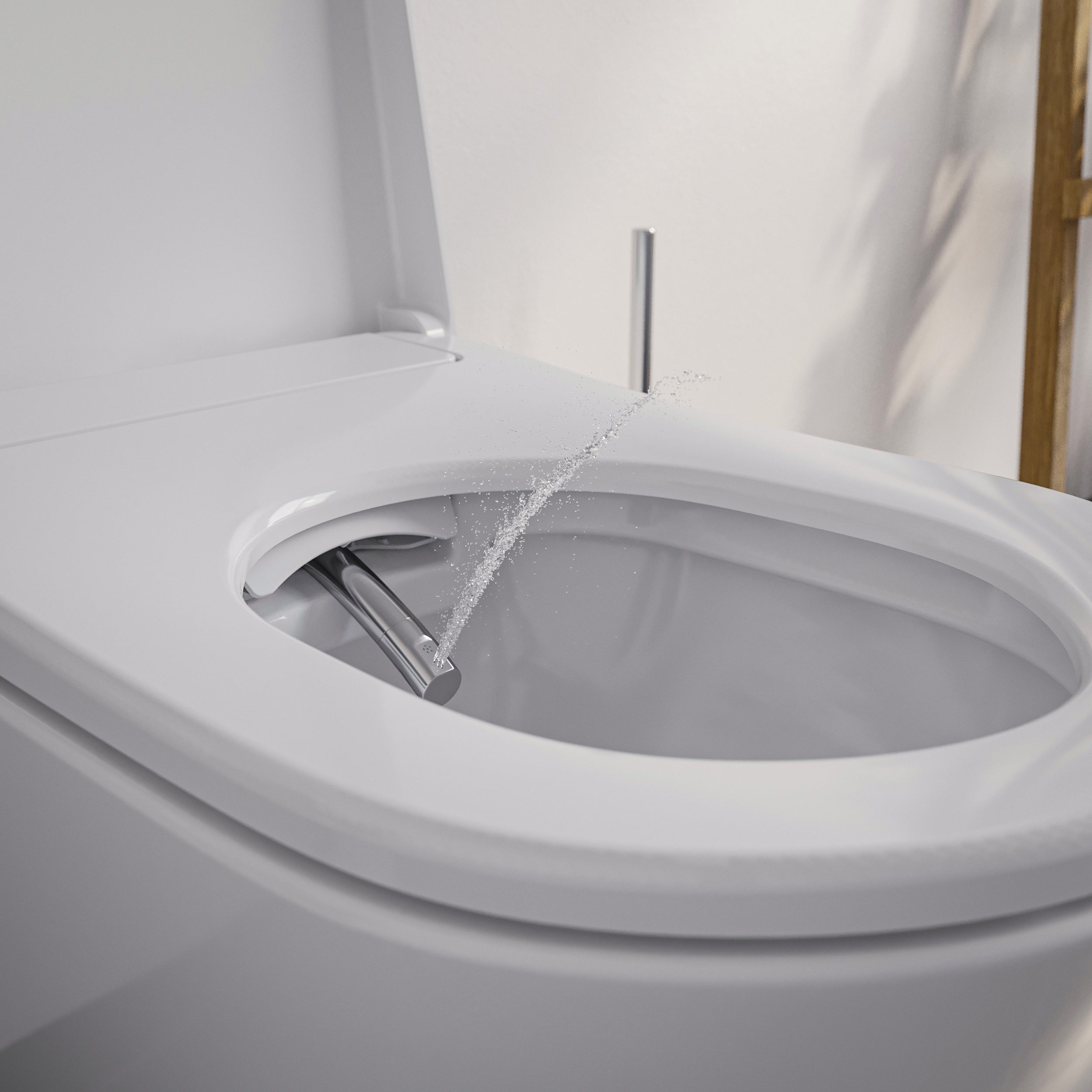 Dusch-WC komplet sæt Basic 1102 med Geberit Duofix forvægselement