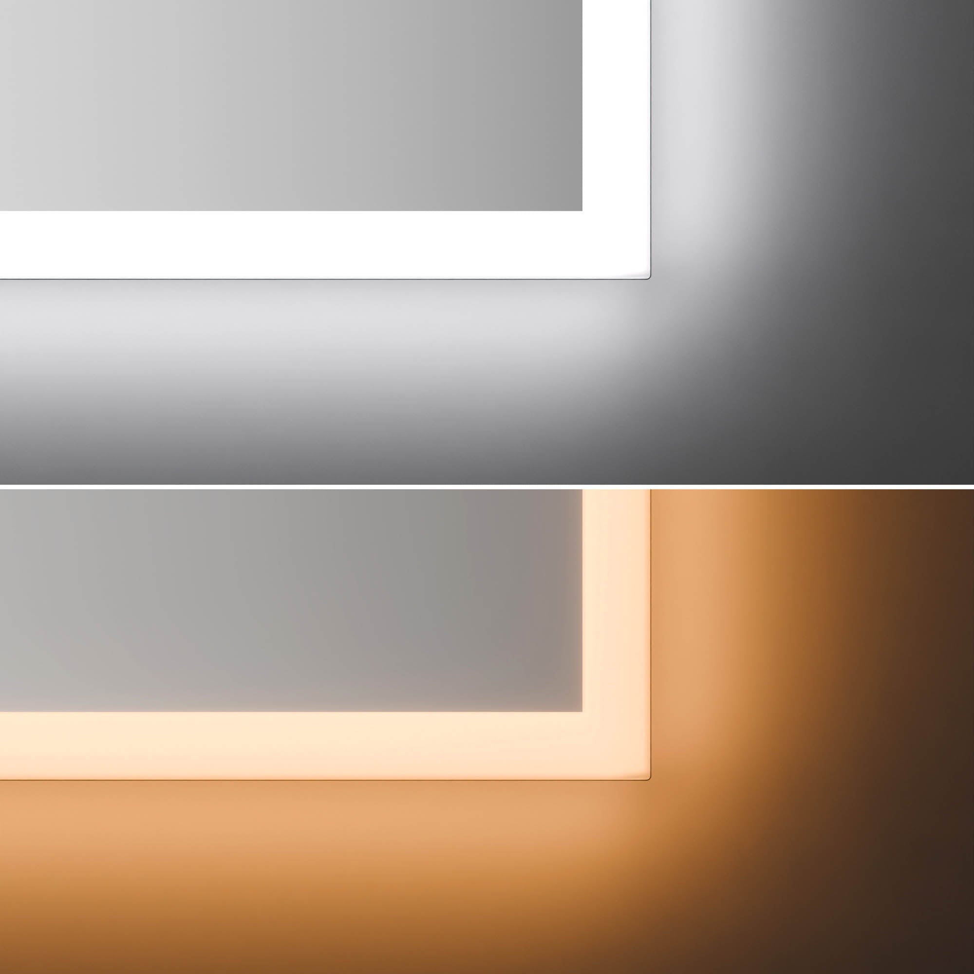 Rechteckiger LED-Badspiegel AUREL
