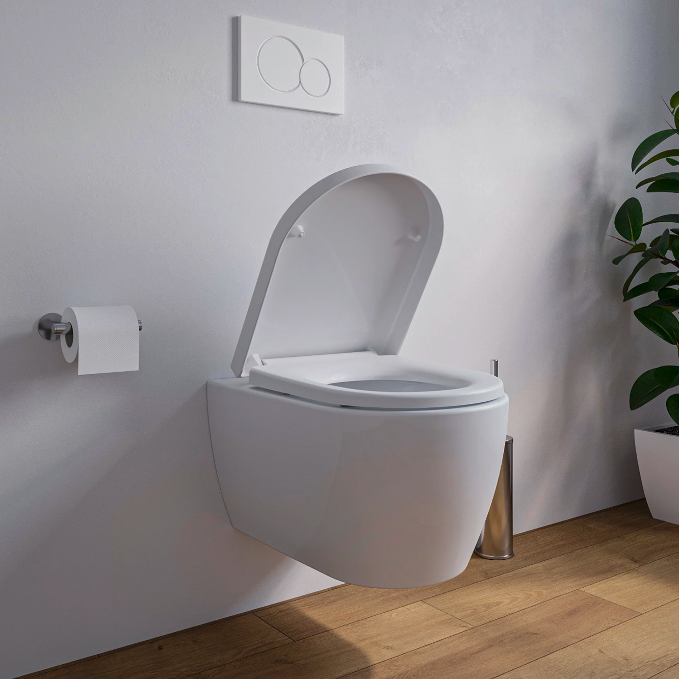 Væghængt toilet Nano NT2038