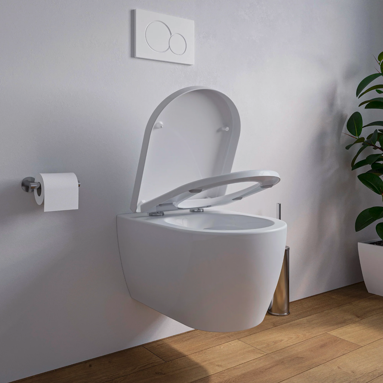 Væghængt toilet Nano NT2038