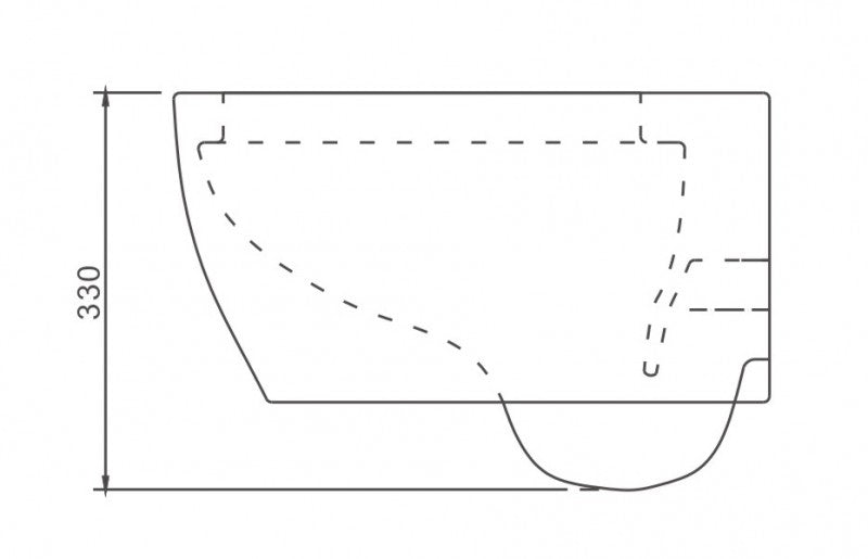 WC komplet pakke 23: WC NT2038 Hvid