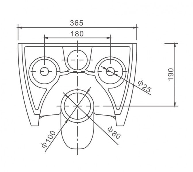 WC komplet pakke 23: WC NT2038 Hvid