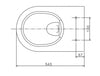 Komplet WC-pakke 41: WC NT2039 Hvid