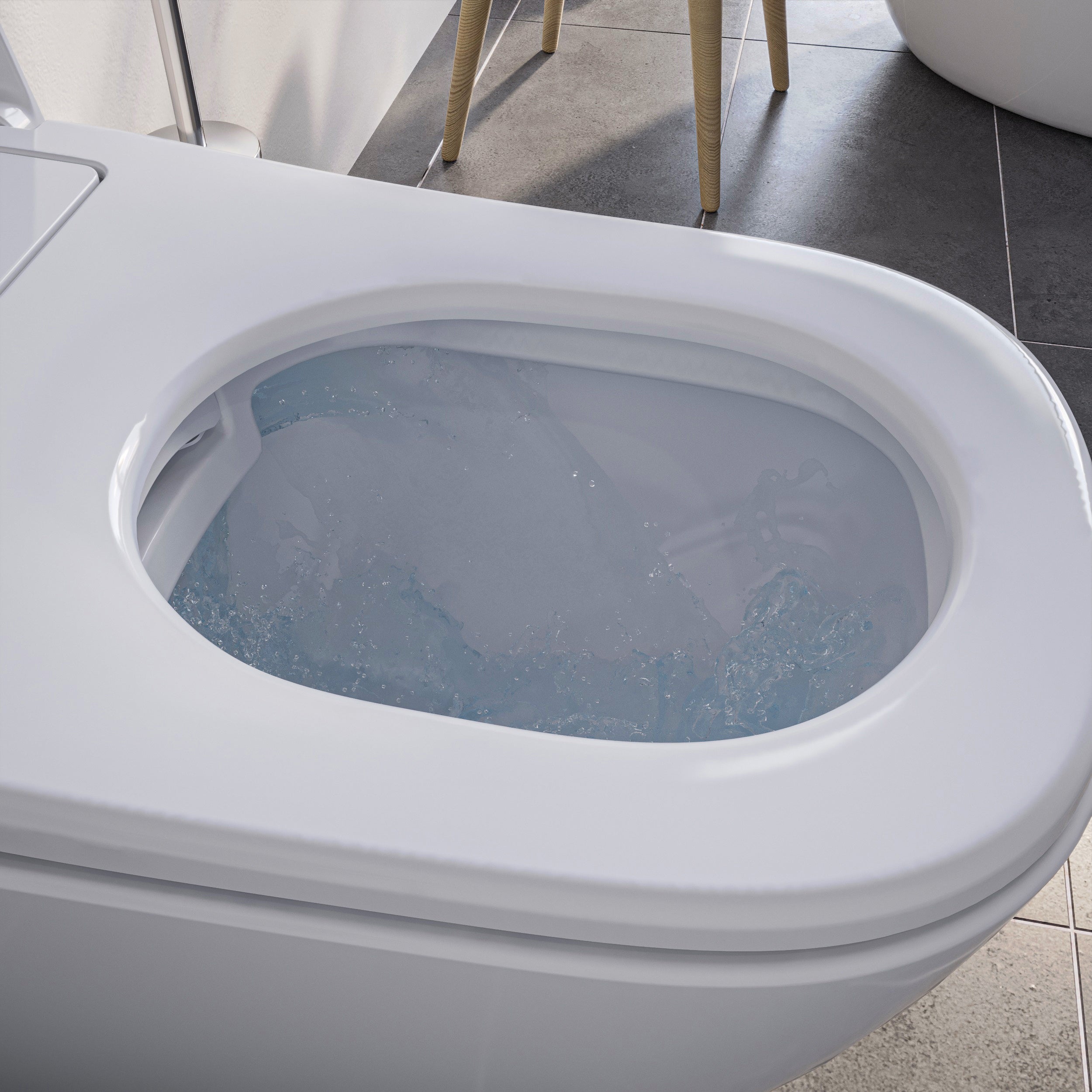 Dusch-WC komplet sæt Basic 1104 med Geberit Duofix forvægselement