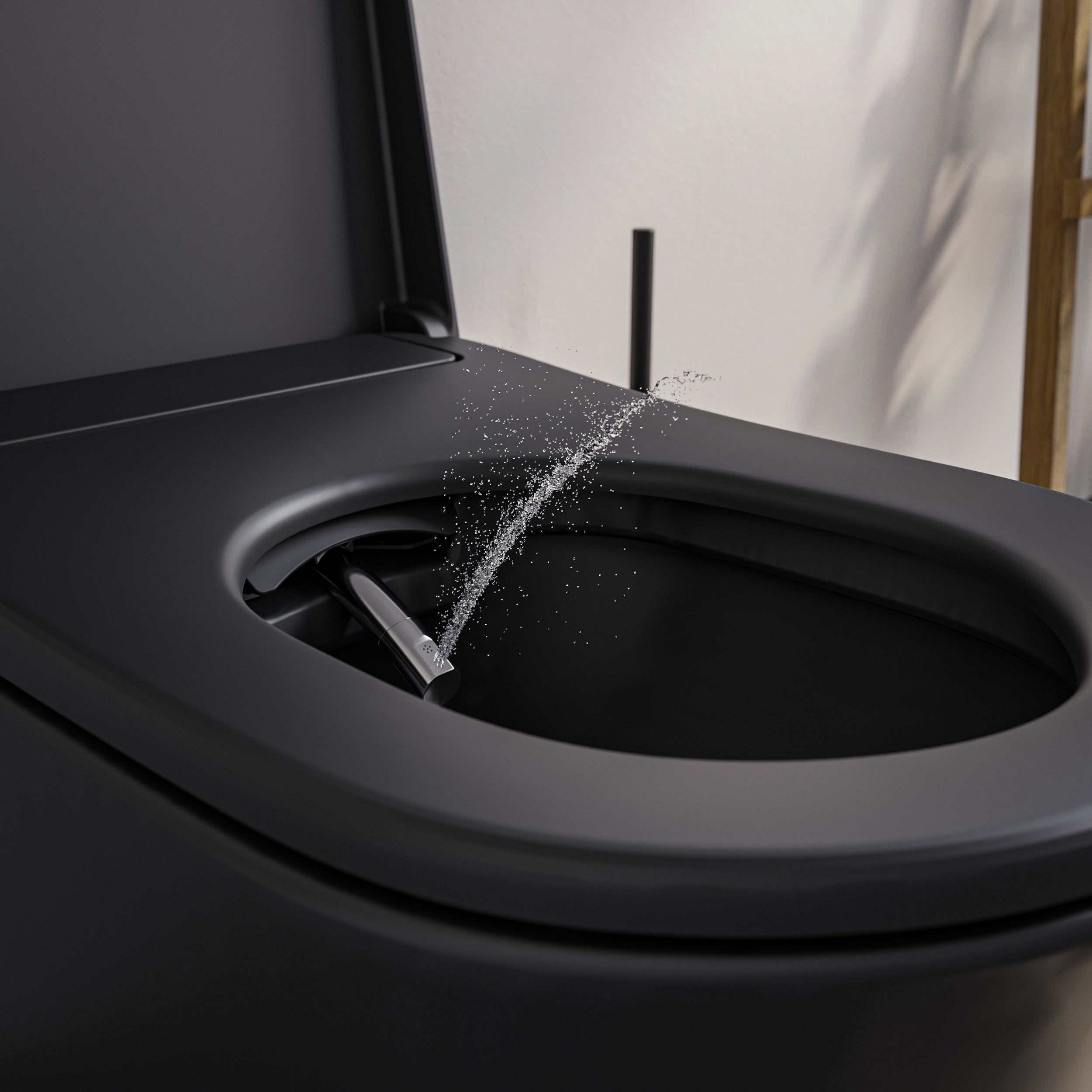 Douchetoilet PREMIUM 1102 Sort Mat

