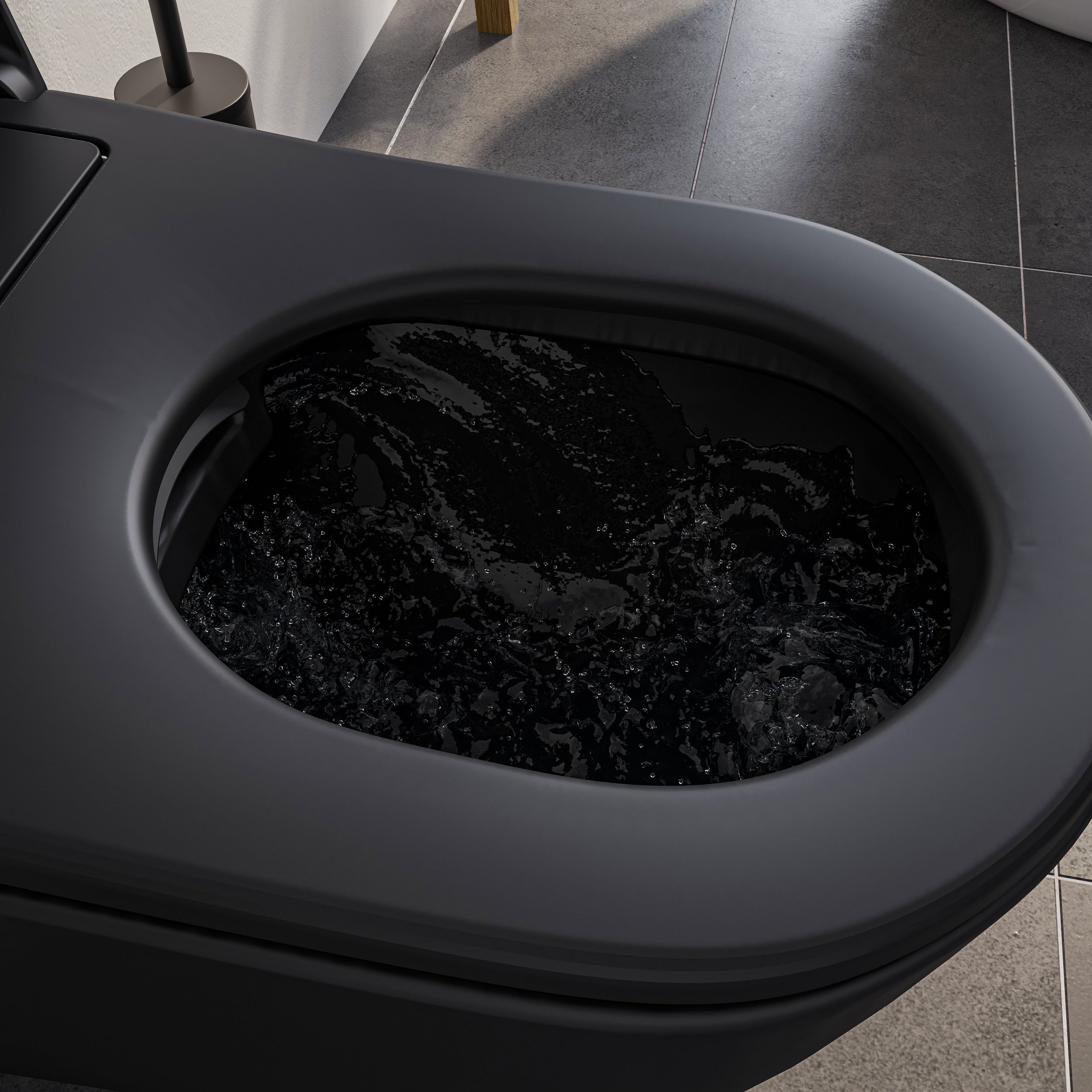 Douchetoilet PREMIUM 1102 Sort Mat

