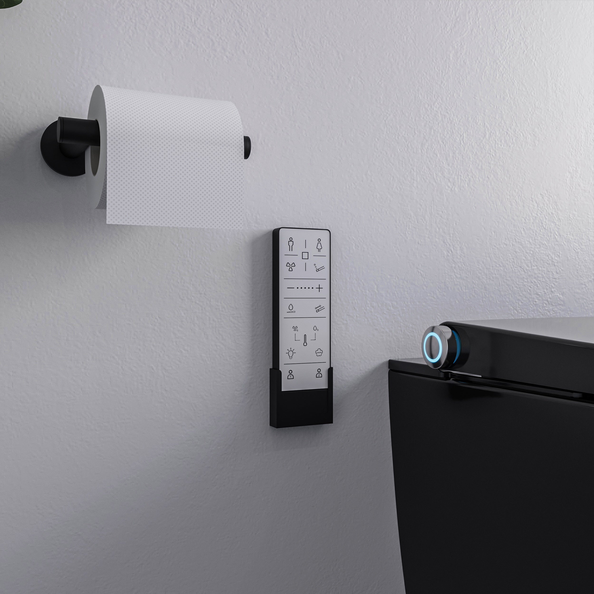 Bruse-wc komplet sæt PRO+1104 med Geberit Duofix forvægselement