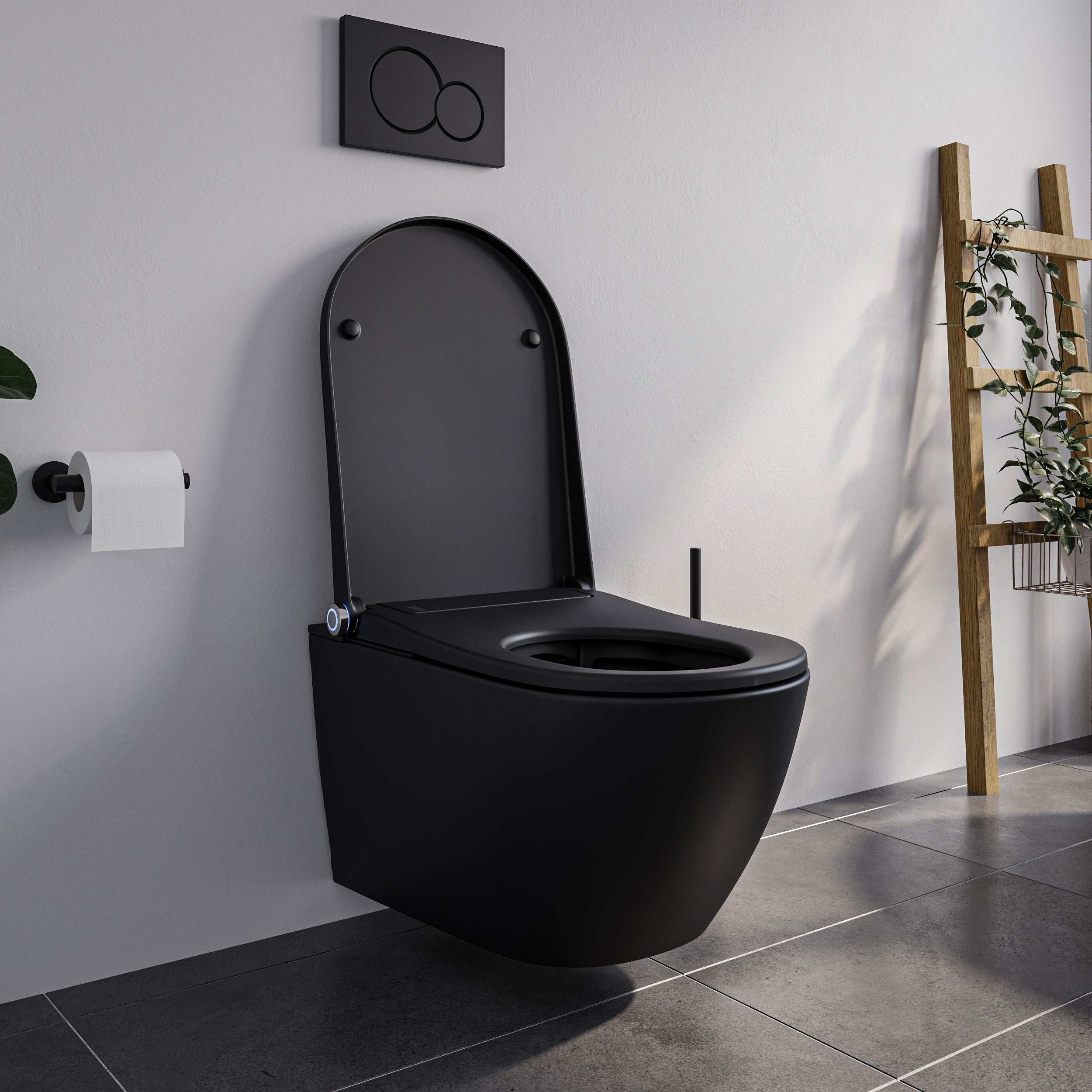 Douchetoilet PREMIUM 1102 Sort Mat

