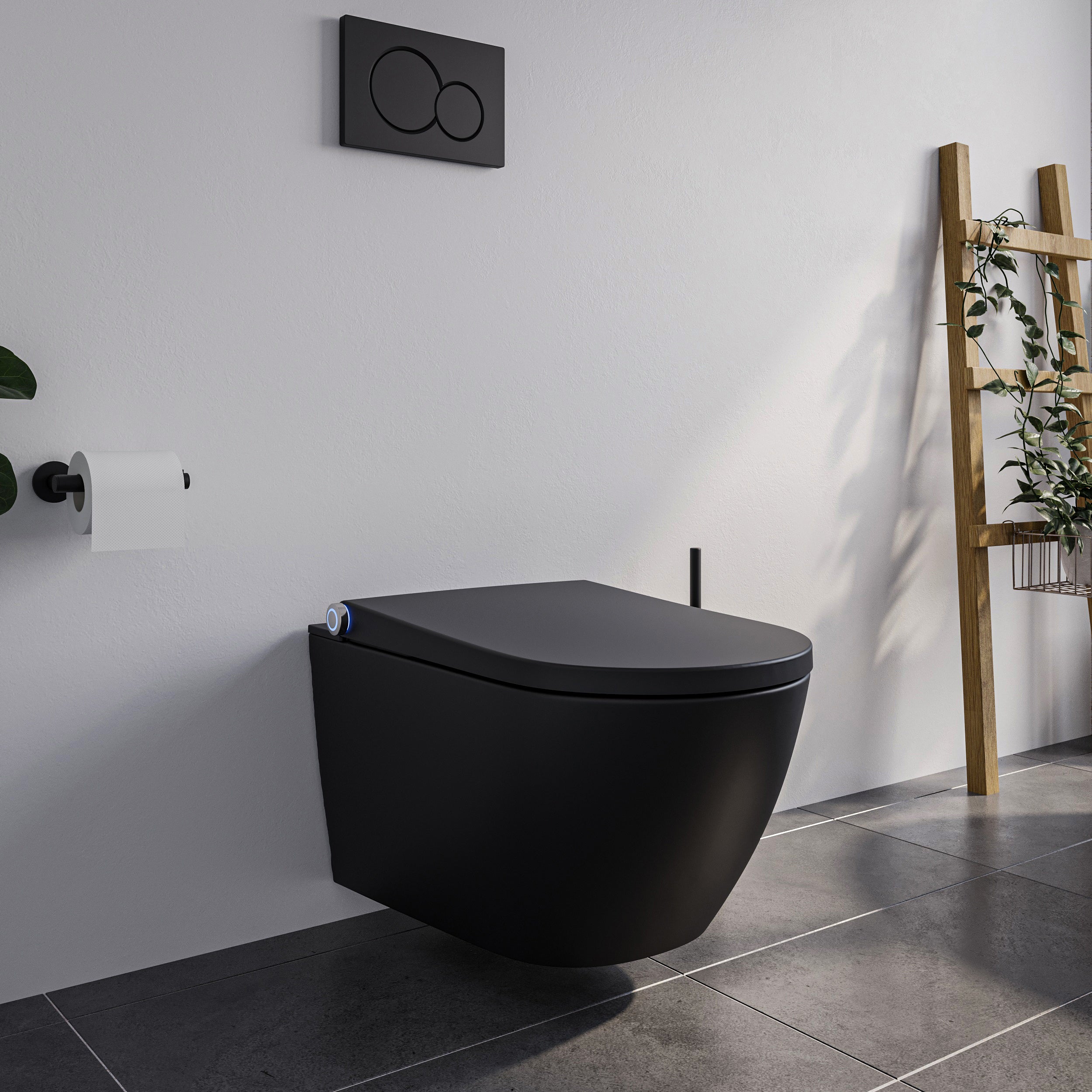 Douchetoilet PREMIUM 1102 Sort Mat

