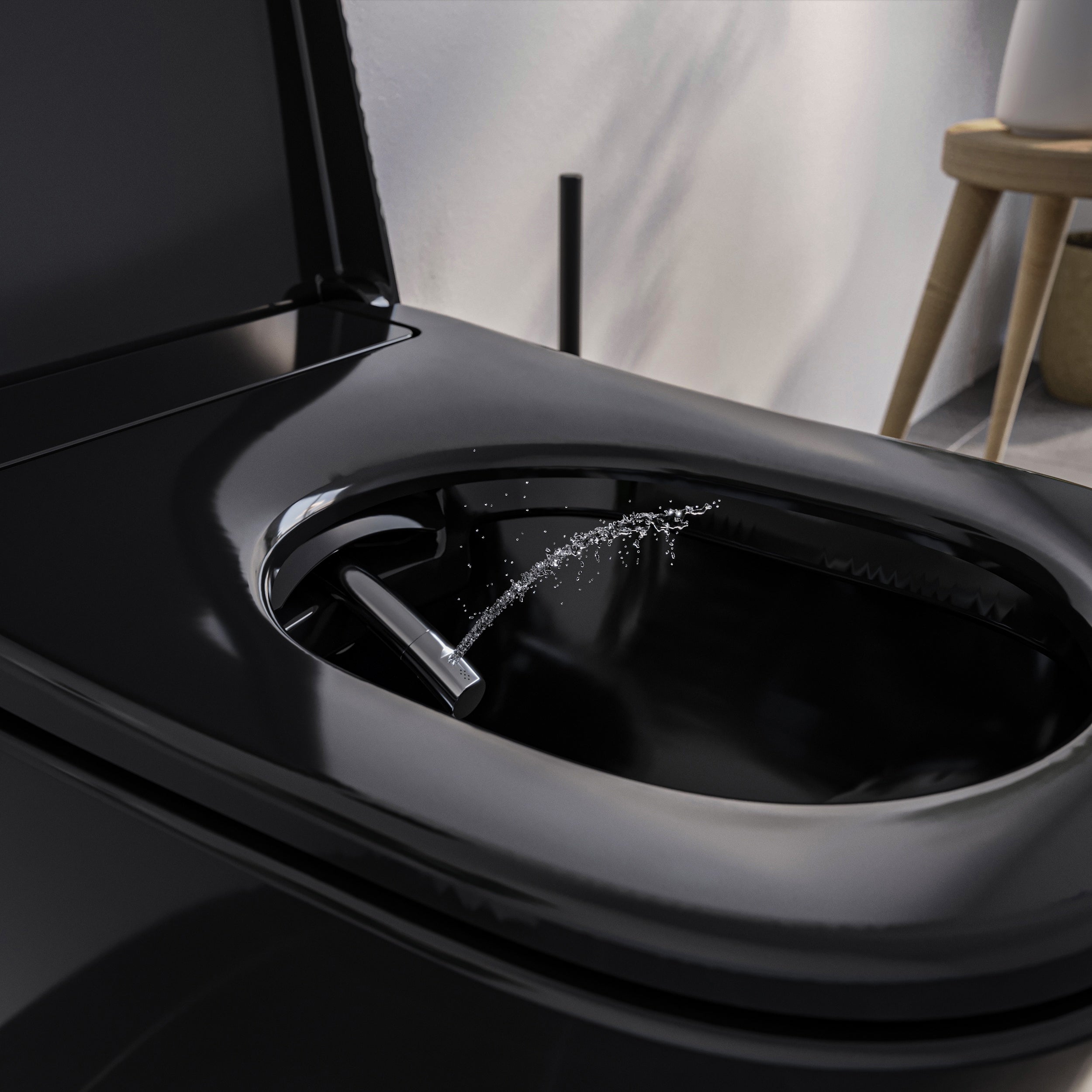 Bruse-wc komplet sæt PRO+1104 med Geberit Duofix forvægselement