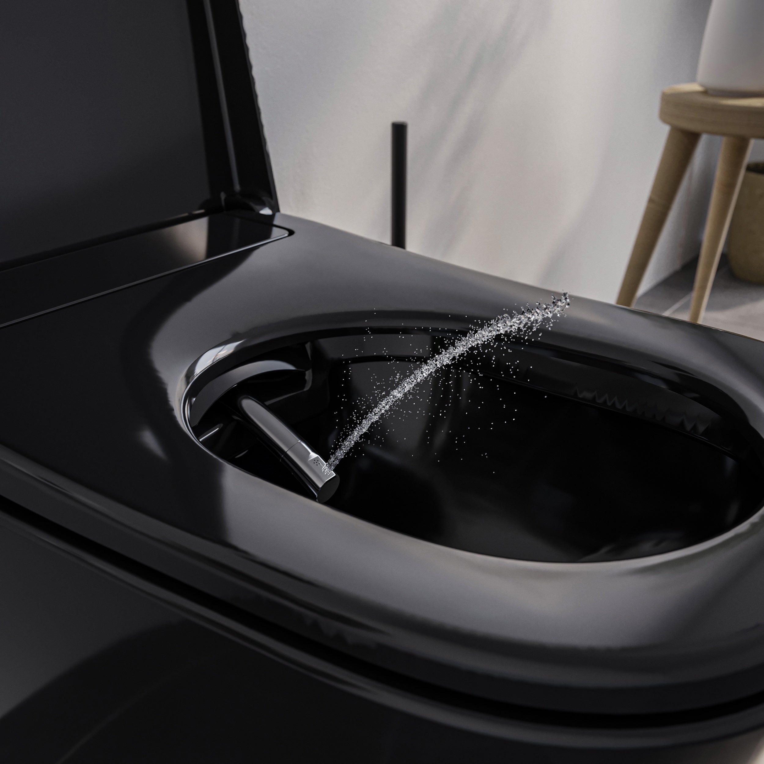 Bruse-wc komplet sæt PRO+1104 med Geberit Duofix forvægselement